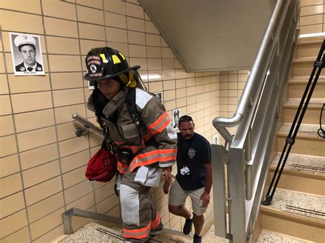 9/11 stair climb at Enterprise Center today
